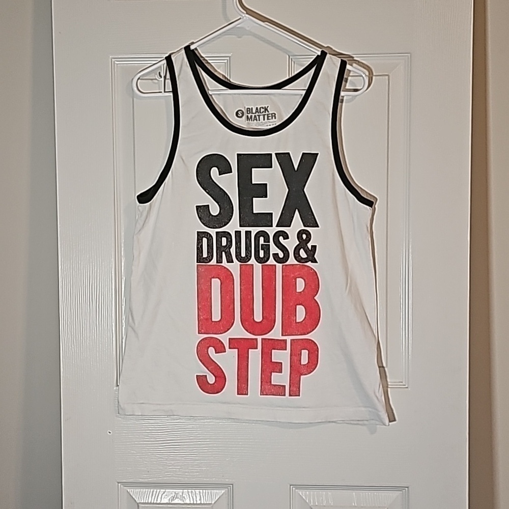Black Matter Dubstep Tank Muscle Shirt Size S